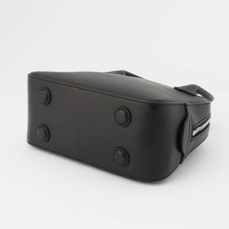 MAISON CANAU MAISON CANAU ＜メゾン カナウ＞ ラウンドボストンバッグ（S） BLACK