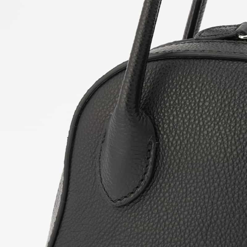 MAISON CANAU MAISON CANAU ＜メゾン カナウ＞ ラウンドボストンバッグ（S） BLACK