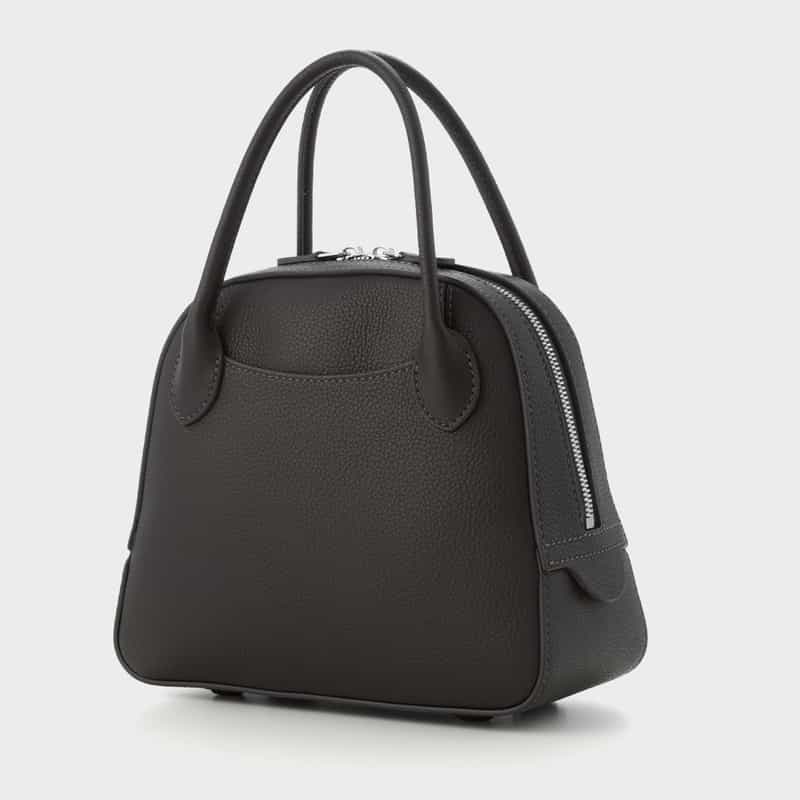 MAISON CANAU MAISON CANAU ＜メゾン カナウ＞ バーニーズニューヨーク限定 ラウンドボストンバッグ（S） DARK GRAY