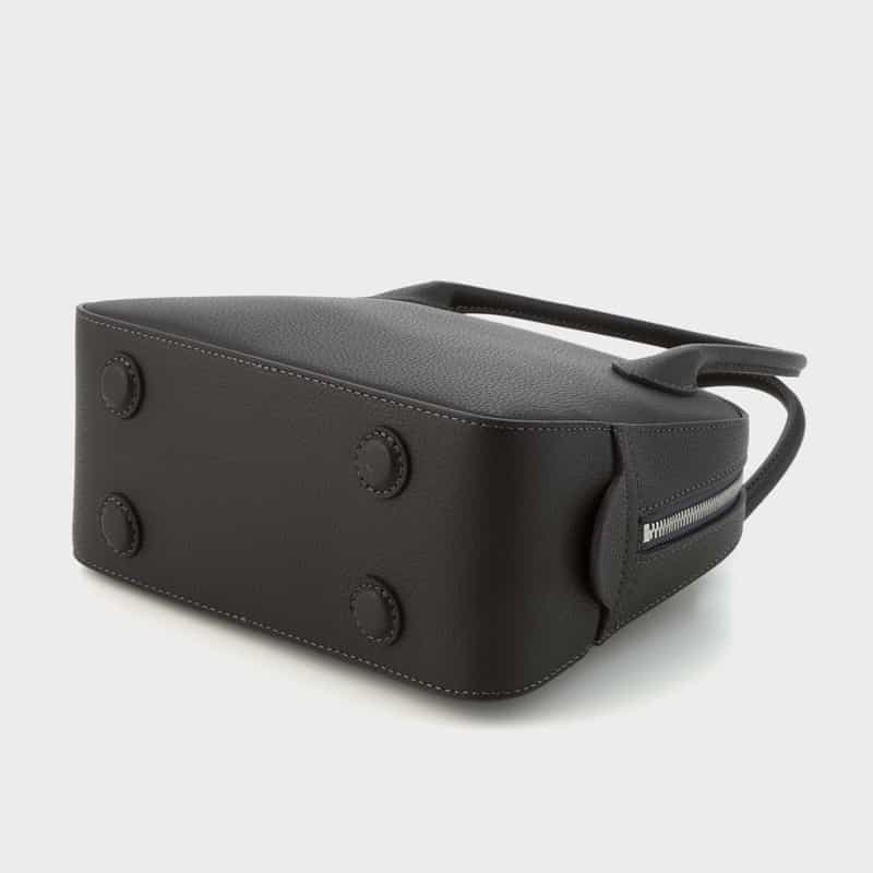 MAISON CANAU MAISON CANAU ＜メゾン カナウ＞ バーニーズニューヨーク限定 ラウンドボストンバッグ（S） DARK GRAY