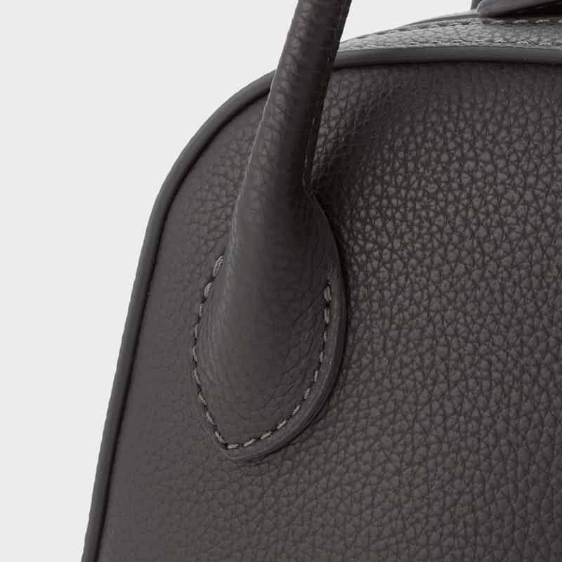 MAISON CANAU MAISON CANAU ＜メゾン カナウ＞ バーニーズニューヨーク限定 ラウンドボストンバッグ（S） DARK GRAY