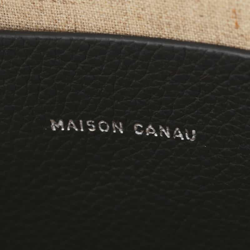 MAISON CANAU MAISON CANAU ＜メゾン カナウ＞ バーニーズニューヨーク限定 ラウンドボストンバッグ（S） DARK GRAY