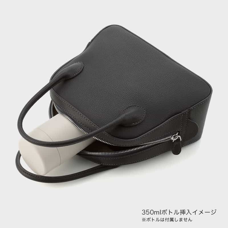 MAISON CANAU MAISON CANAU ＜メゾン カナウ＞ バーニーズニューヨーク限定 ラウンドボストンバッグ（S） DARK GRAY
