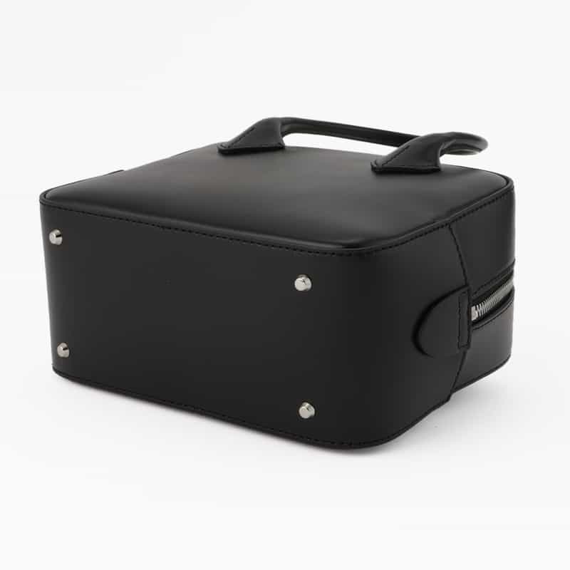 MAISON CANAU MAISON CANAU ＜メゾン カナウ＞ ボックスボストンバッグ（S） BLACK