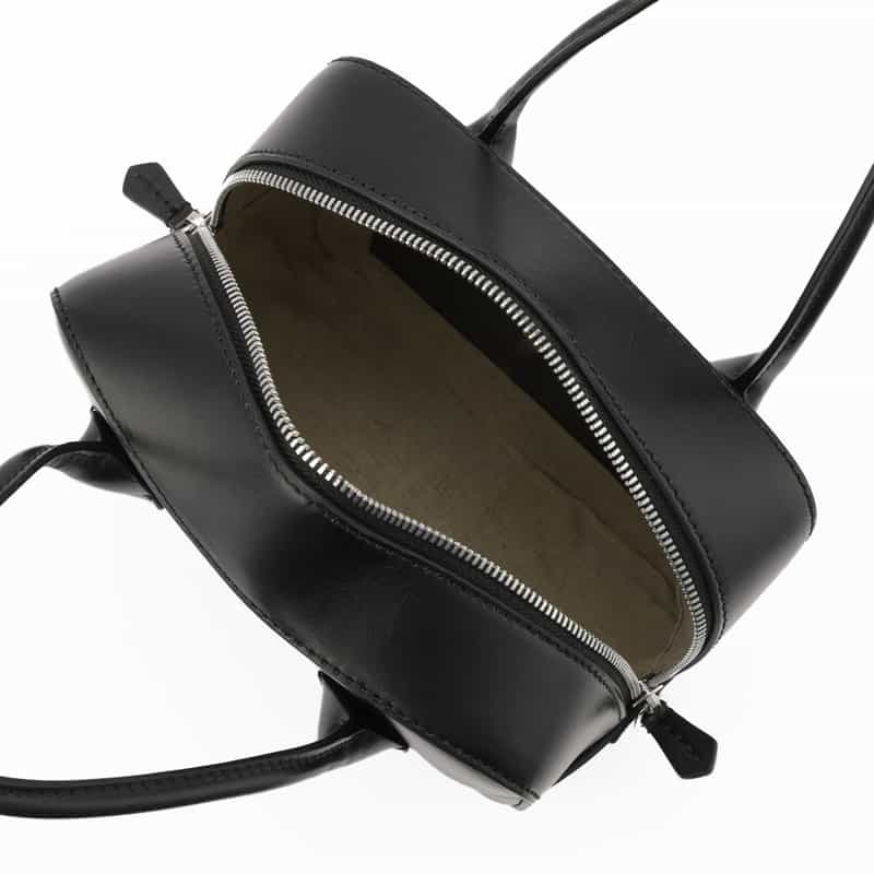 MAISON CANAU MAISON CANAU ＜メゾン カナウ＞ ボックスボストンバッグ（S） BLACK