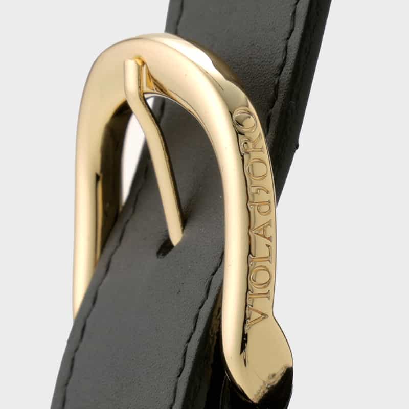 VIOLAD’ORO VIOLAD’ORO ＜ヴィオラドーロ＞ 異素材コンビネーションバケットバッグ SILVER