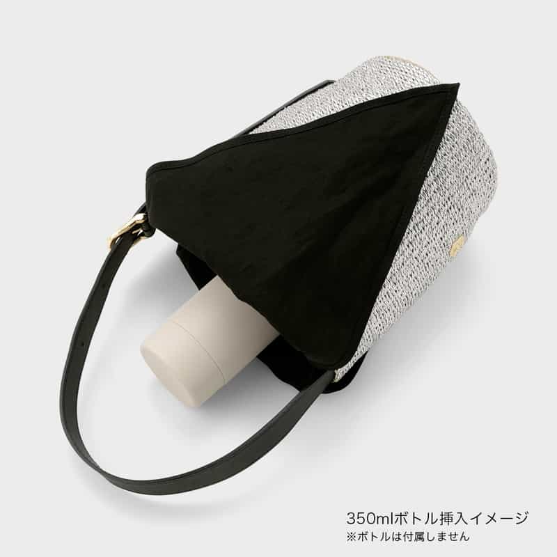 VIOLAD’ORO VIOLAD’ORO ＜ヴィオラドーロ＞ 異素材コンビネーションバケットバッグ SILVER
