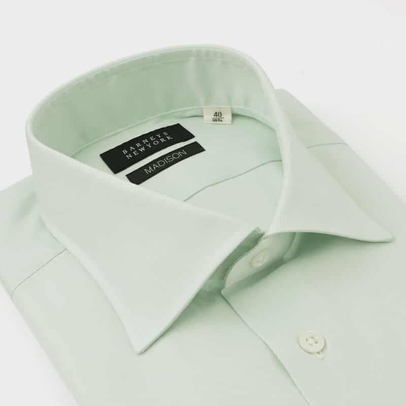 BARNEYS NEW YORK ドレスシャツ"MADISON" GREEN