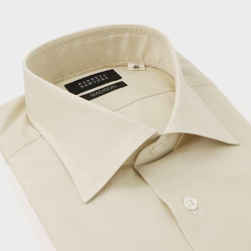BARNEYS NEW YORK ドレスシャツ"MADISON" BEIGE
