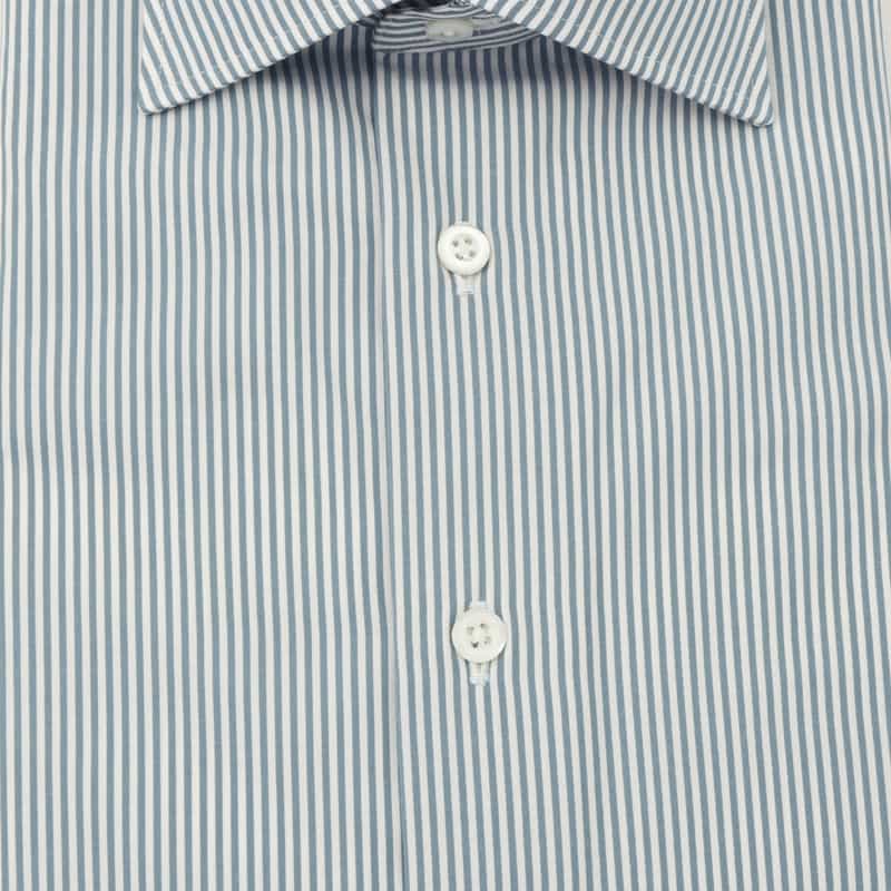 BARNEYS NEW YORK ストライプ柄ドレスシャツ"MADISON" LIGHT BLUE