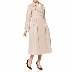 タフタギャザー トレンチコート