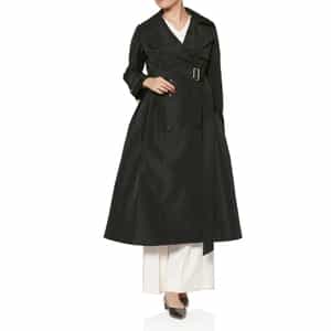 タフタギャザー トレンチコート