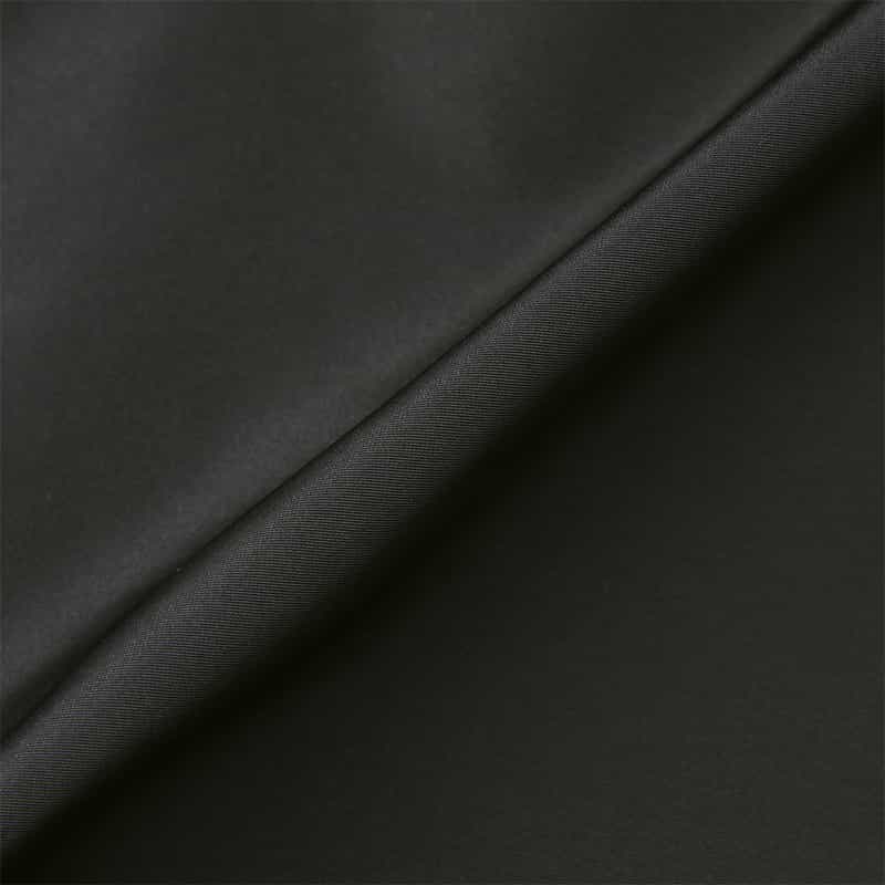 BARNEYS NEW YORK タフタギャザー トレンチコート BLACK