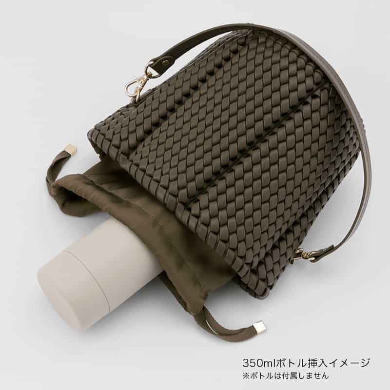 BARNEYS NEW YORK メッシュバケットバッグ BROWN