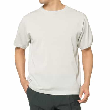 クルーネックニットプルオーバー