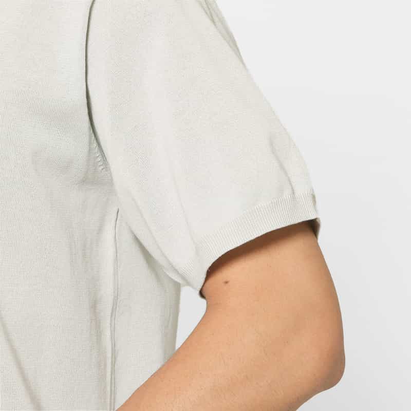 BARNEYS NEW YORK クルーネックニットプルオーバー LIGHT GRAY