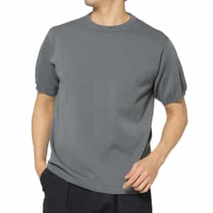 クルーネックニットプルオーバー