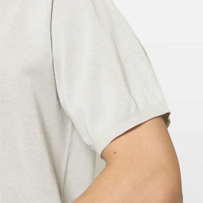 BARNEYS NEW YORK モックネックニットプルオーバー LIGHT GRAY