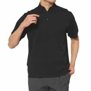 ニットポロシャツ