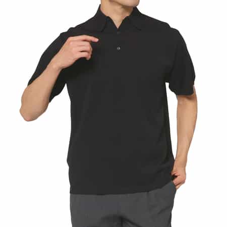 ニットポロシャツ