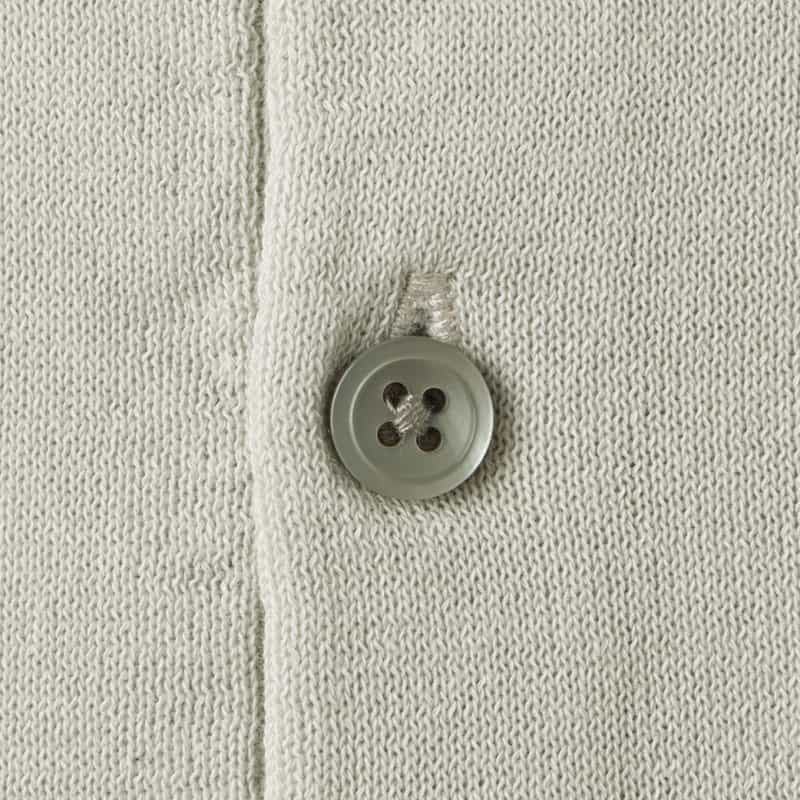 BARNEYS NEW YORK ニットポロシャツ LIGHT GRAY