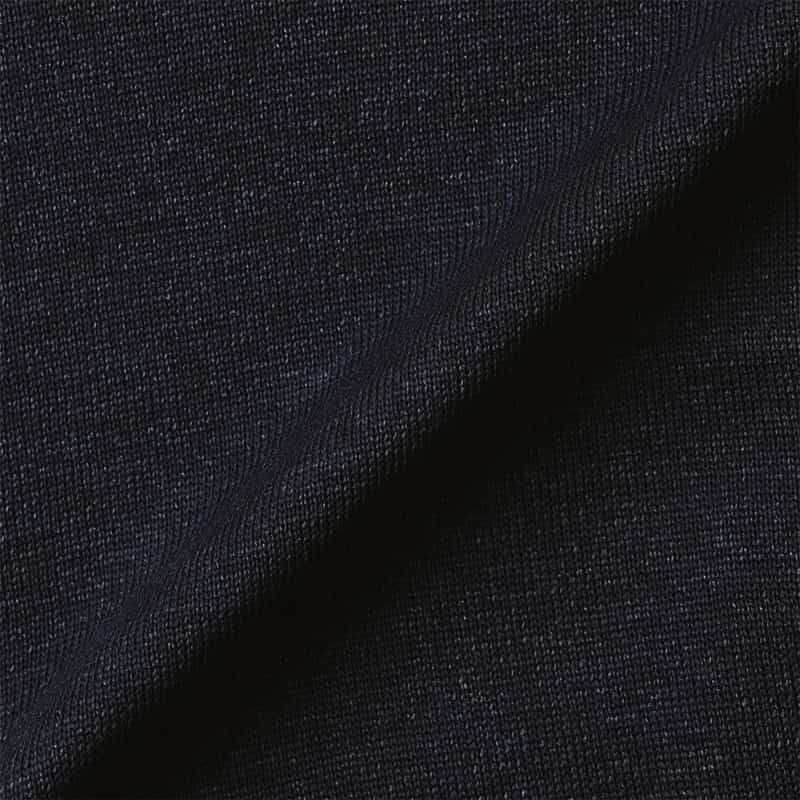 BARNEYS NEW YORK ジップアップニットカーディガン NAVY