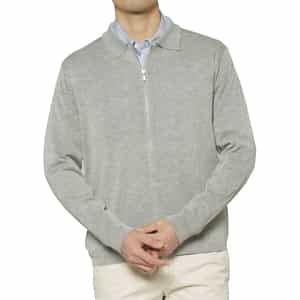 ジップアップニットカーディガン