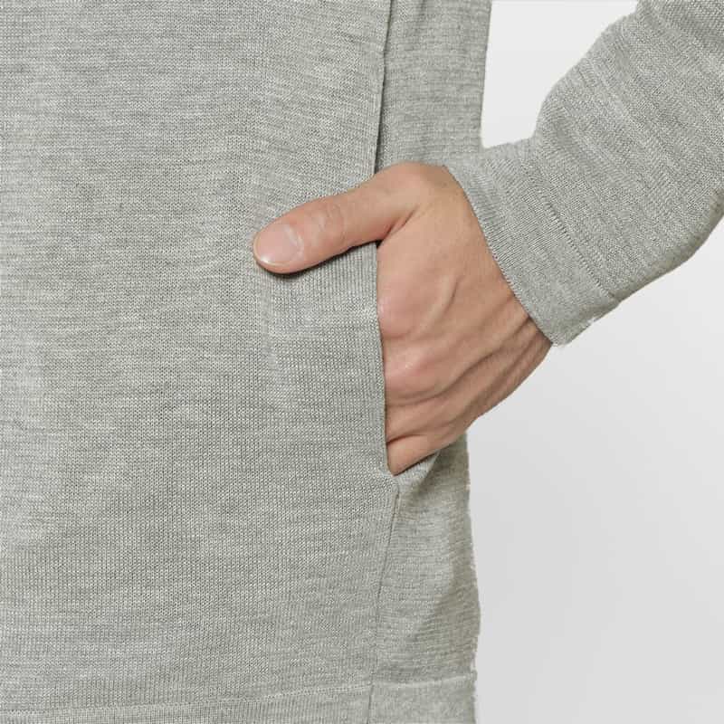 BARNEYS NEW YORK ジップアップニットカーディガン GRAY