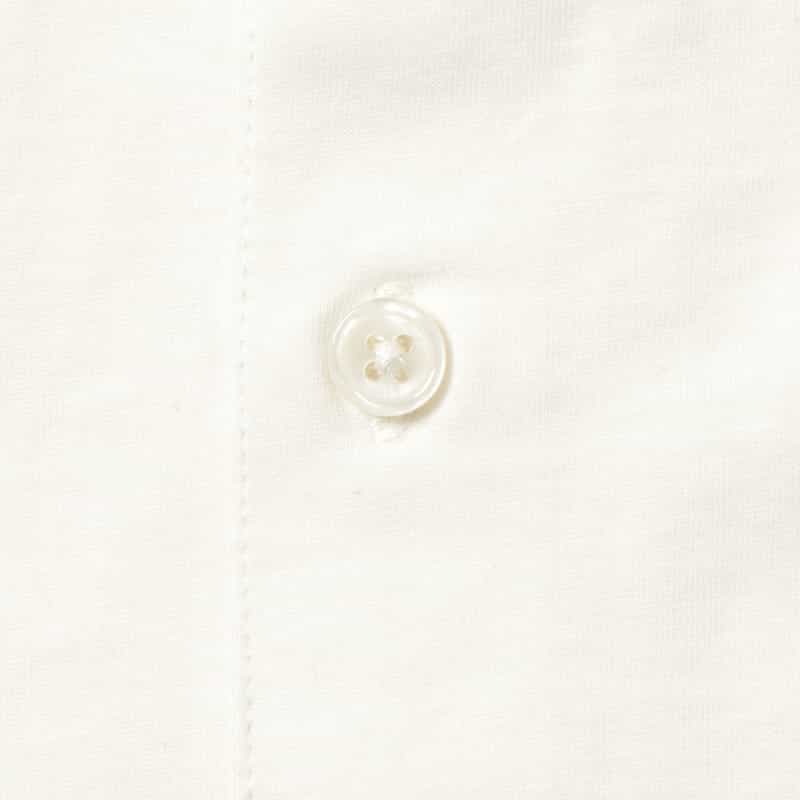 BARNEYS NEW YORK ワイドカラーカジュアルシャツ WHITE