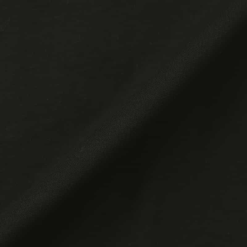 BARNEYS NEW YORK ジャージー素材オープンカラーシャツ BLACK