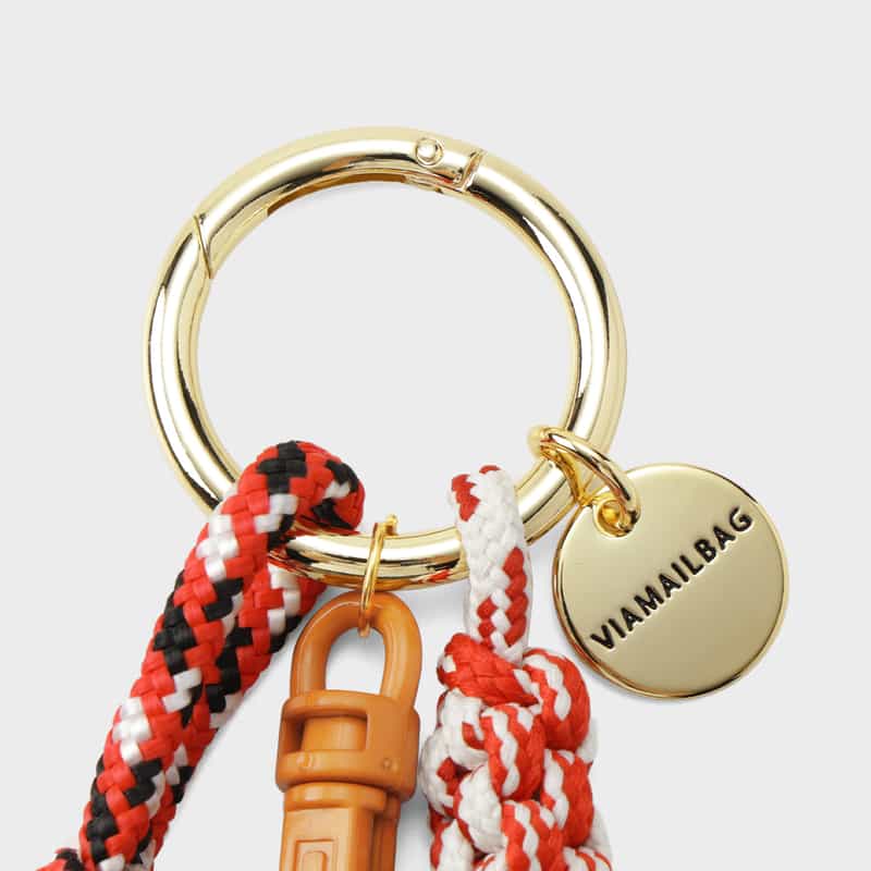 VIAMAILBAG VIAMAILBAG ＜ヴィアメイルバッグ＞ バッグチャーム（リップ） RED