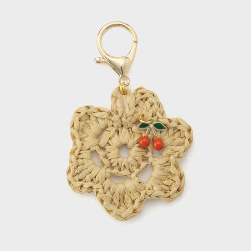 VIAMAILBAG VIAMAILBAG ＜ヴィアメイルバッグ＞ バッグチャーム（バッグ） BEIGE