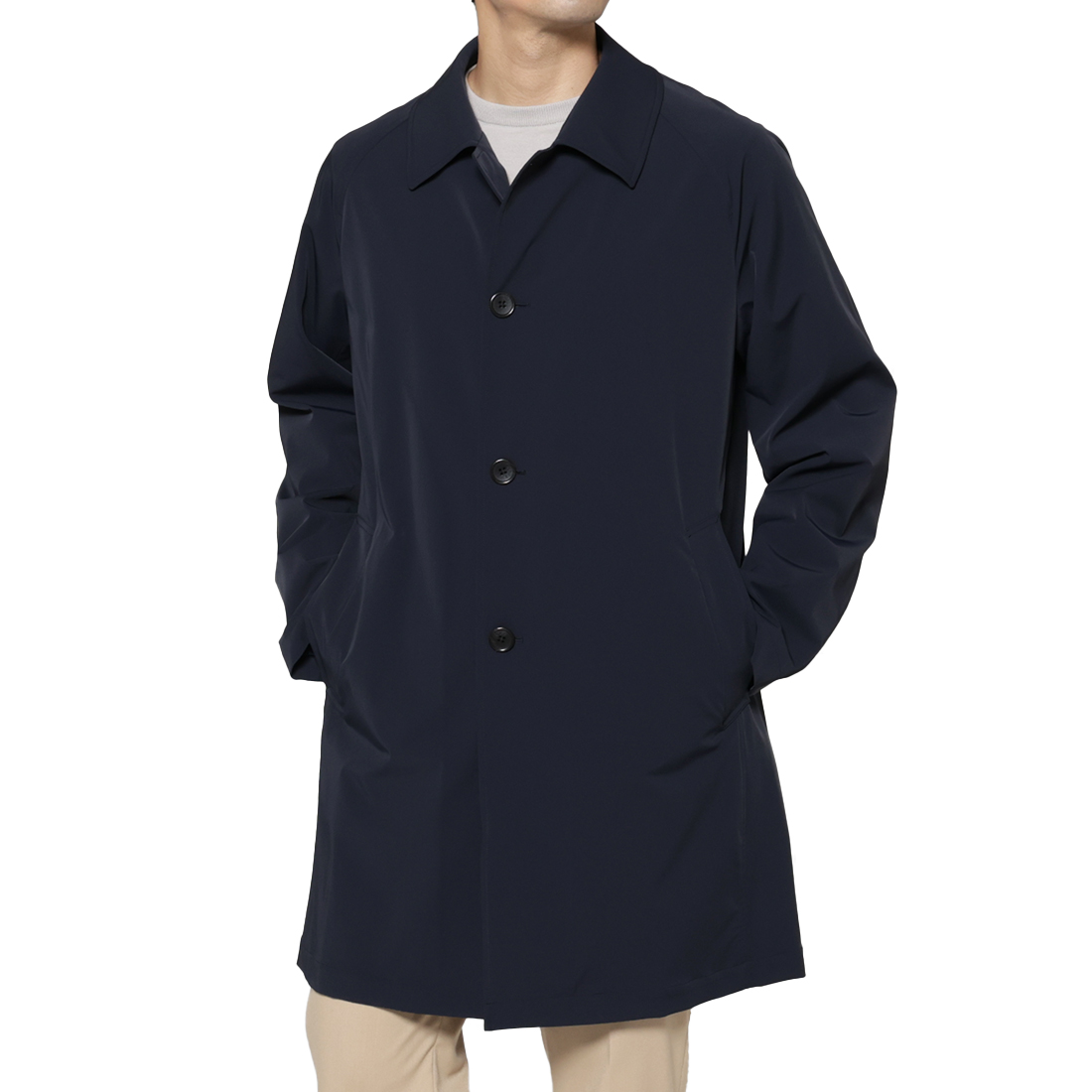 ステンカラーコート