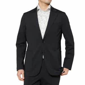 セットアップ ナイロントリコット生地テーラードジャケット