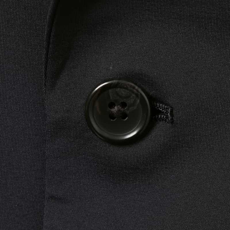 BARNEYS NEW YORK セットアップ ナイロントリコット生地ダブルブレストジャケット NAVY