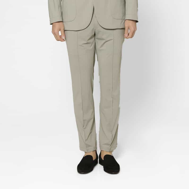 BARNEYS NEW YORK セットアップ ナイロントリコット生地パンツ LIGHT GRAY