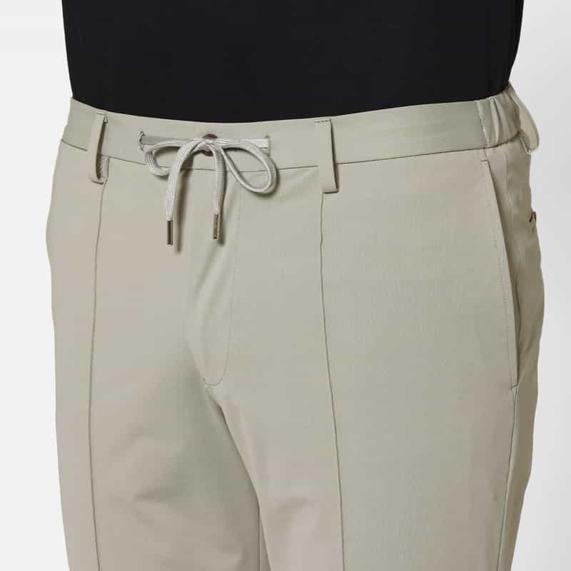 BARNEYS NEW YORK セットアップ ナイロントリコット生地パンツ LIGHT GRAY