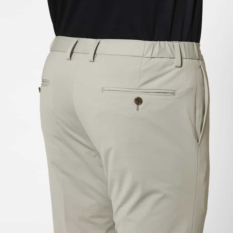 BARNEYS NEW YORK セットアップ ナイロントリコット生地パンツ LIGHT GRAY