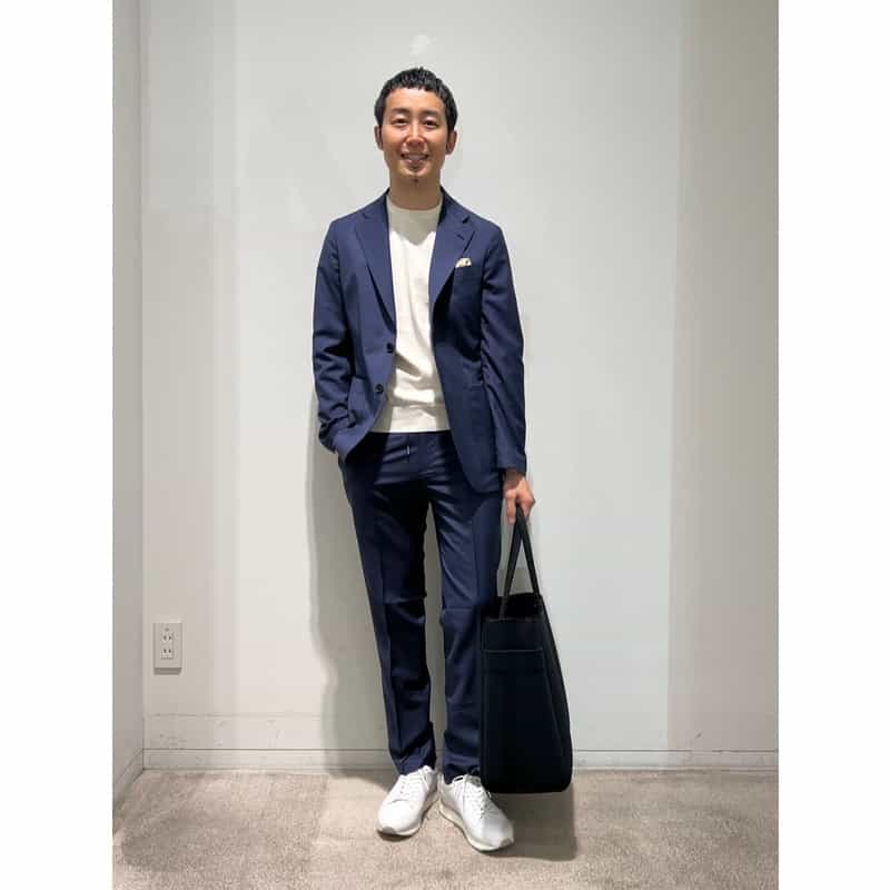 BARNEYS NEW YORK セットアップ アクティブジャケット（REDA社製ウール使用） BLUE