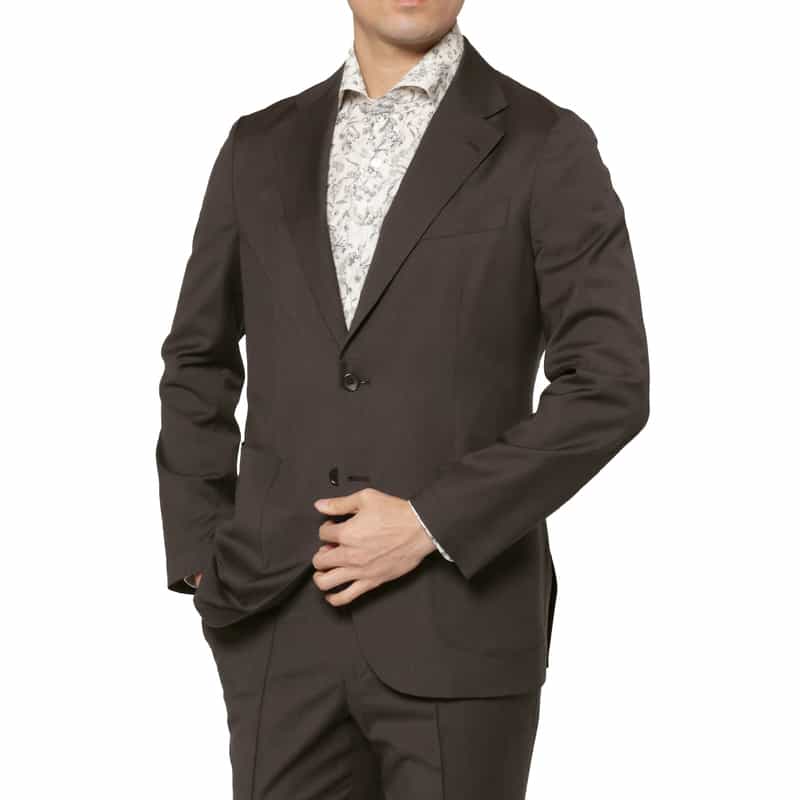 BARNEYS NEW YORK セットアップ アクティブジャケット（REDA社製ウール使用） BROWN