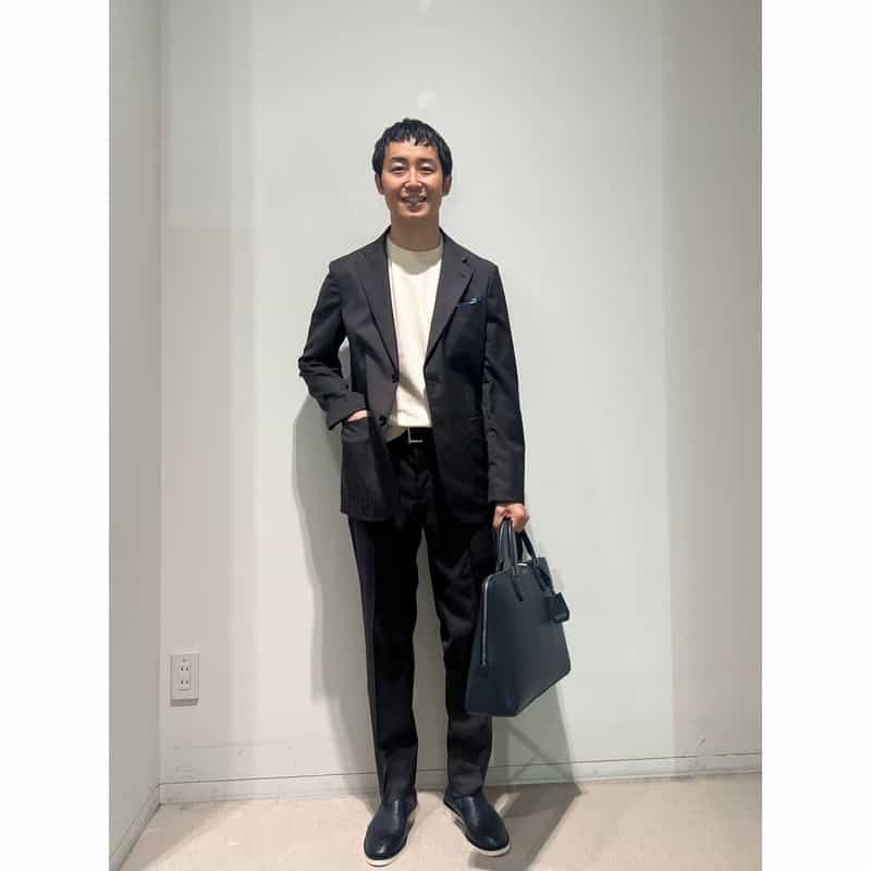 BARNEYS NEW YORK セットアップ アクティブジャケット（REDA社製ウール使用） BROWN