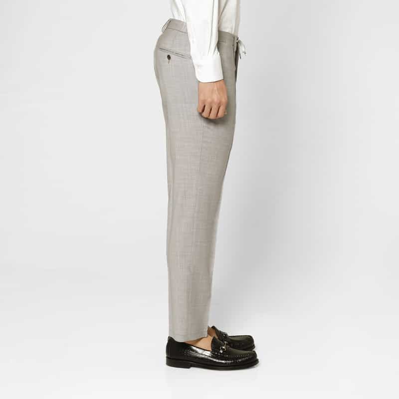 BARNEYS NEW YORK セットアップ アクティブパンツ（REDA社製ウール使用） LIGHT GRAY