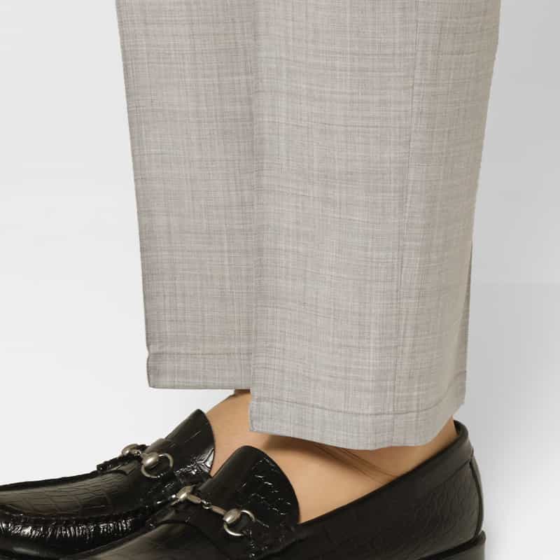 BARNEYS NEW YORK セットアップ アクティブパンツ（REDA社製ウール使用） LIGHT GRAY