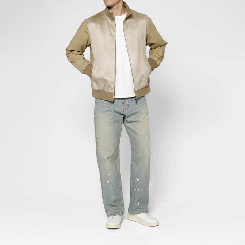 BARNEYS NEW YORK ジップアップブルゾン BEIGE