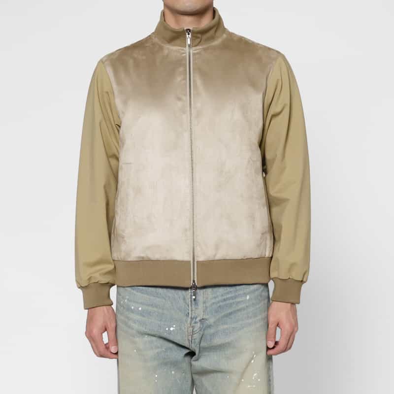 BARNEYS NEW YORK ジップアップブルゾン BEIGE