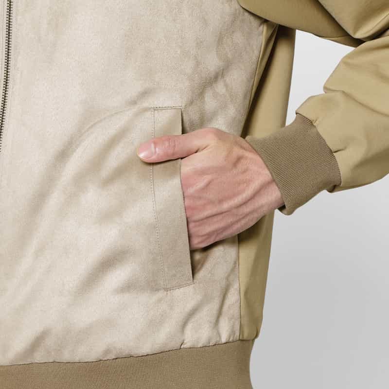 BARNEYS NEW YORK ジップアップブルゾン BEIGE