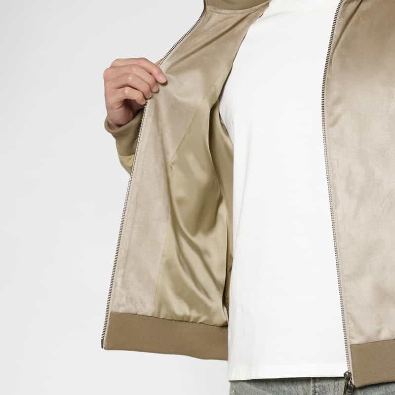 BARNEYS NEW YORK ジップアップブルゾン BEIGE