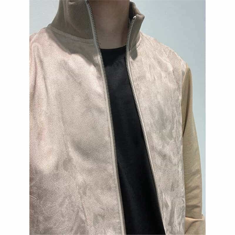 BARNEYS NEW YORK ジップアップブルゾン BEIGE