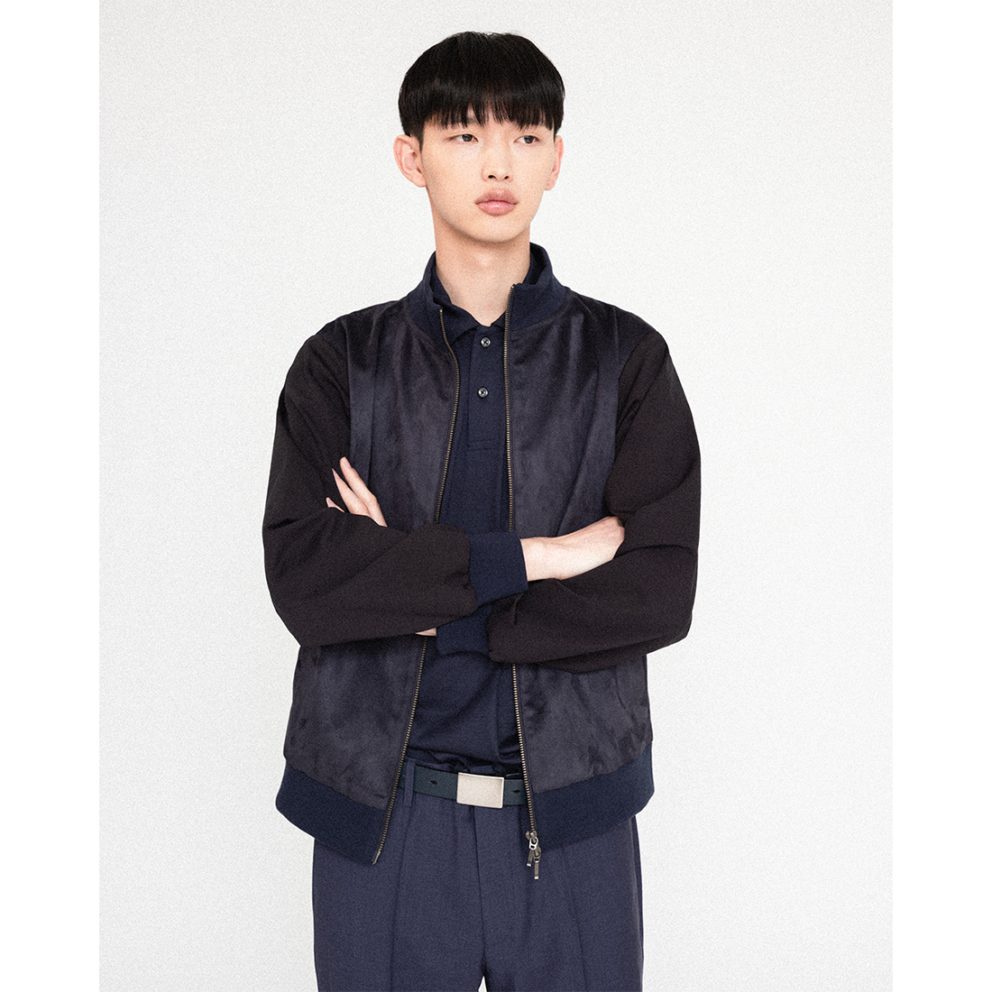 ジップアップブルゾン