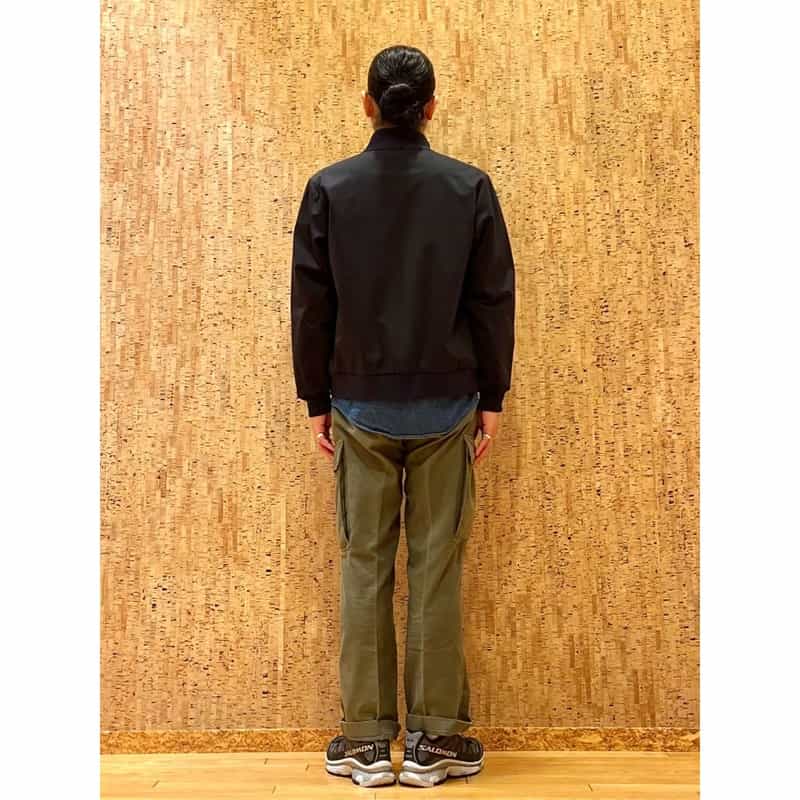 BARNEYS NEW YORK ジップアップブルゾン NAVY